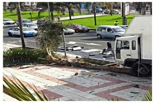 Accidente camion la ballena heridos las palmas