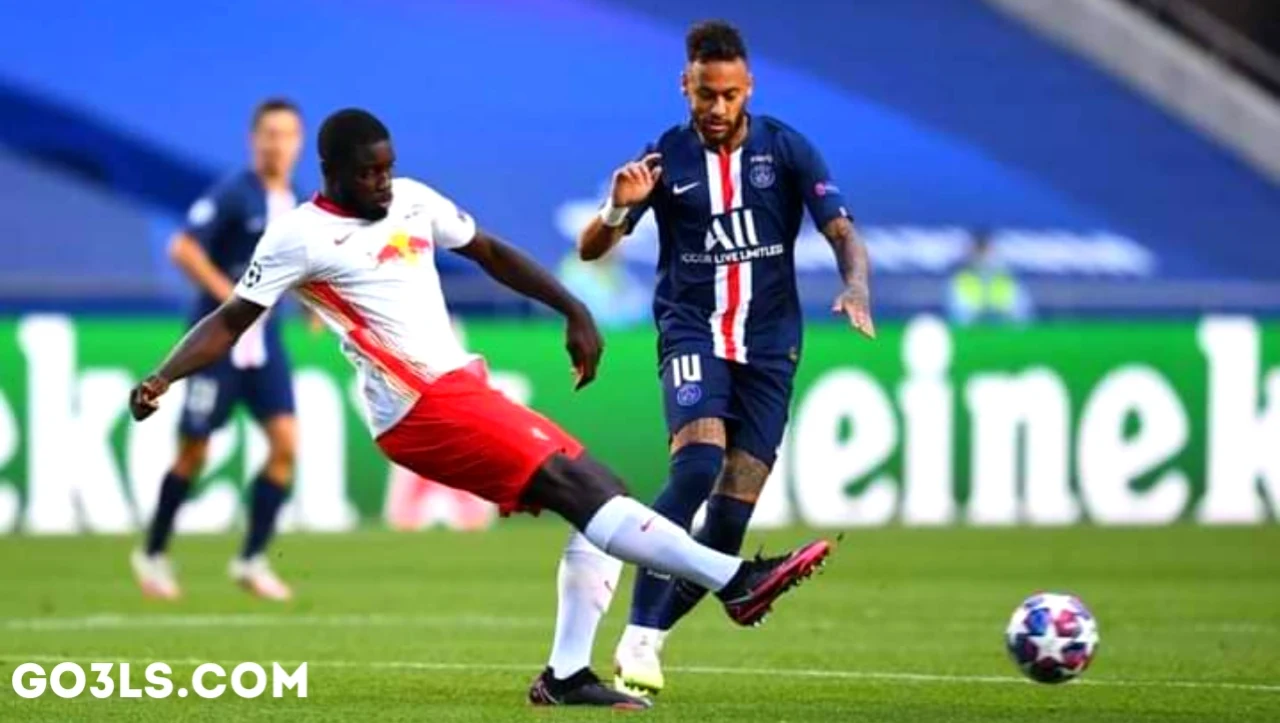 Paris Saint-Germain and Leipzig match