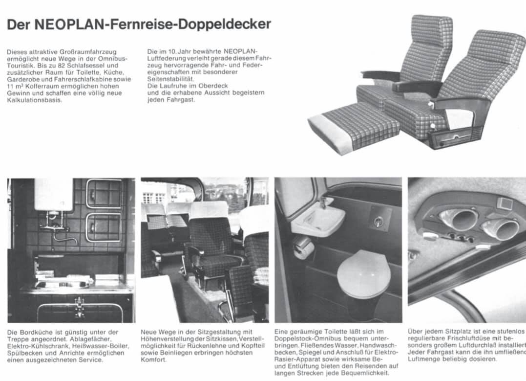 Neoplan Skyliner primer catálogo detalles