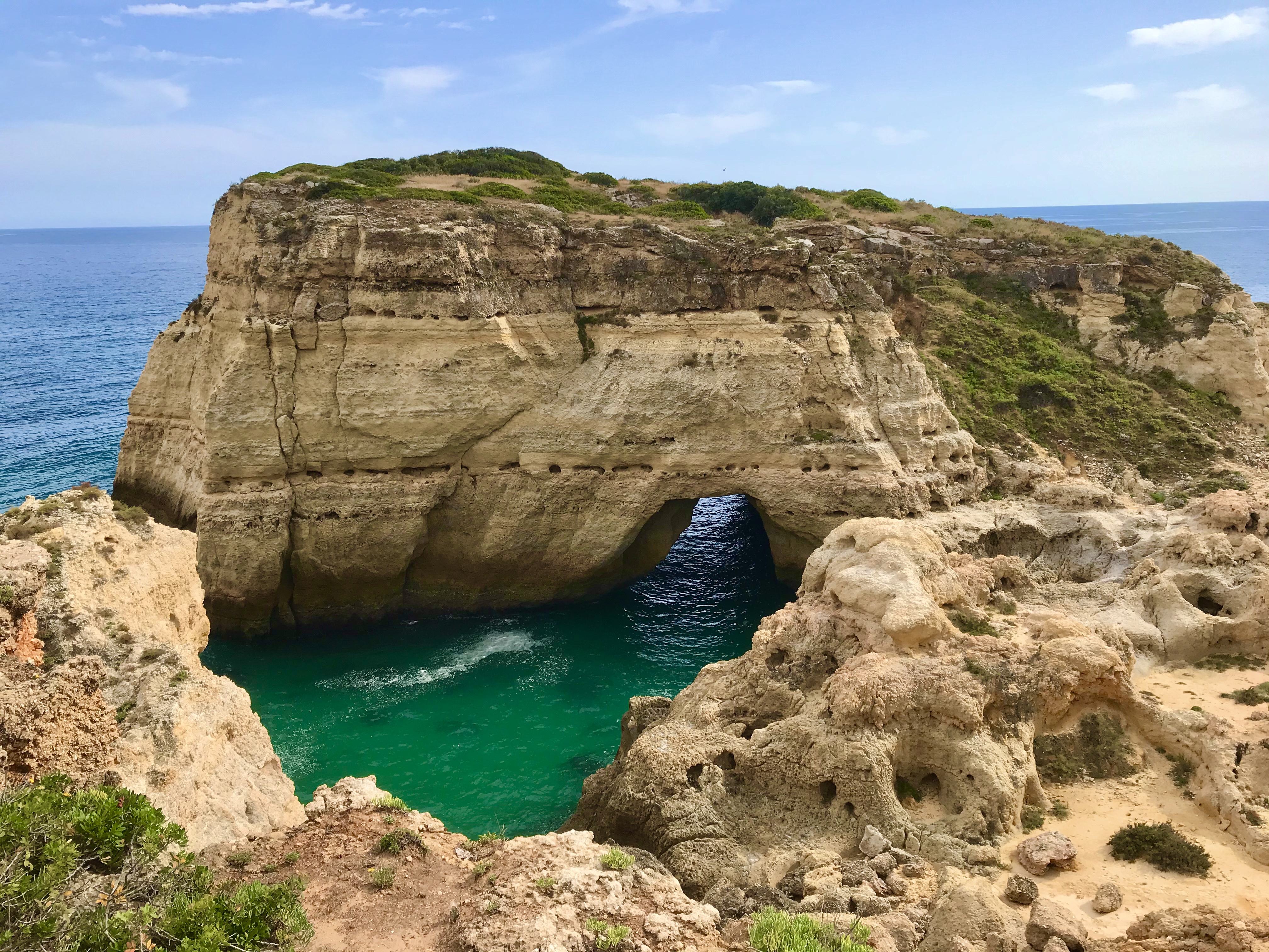 Praia da Marinha, Algar de Benagil, 7 Vales Suspensos, Trekking, walking, percurso pedestre, Algarve, Portugal