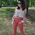 Crop Top & Colored Denim