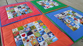 I Spy quilts for NICU quadruplet babies