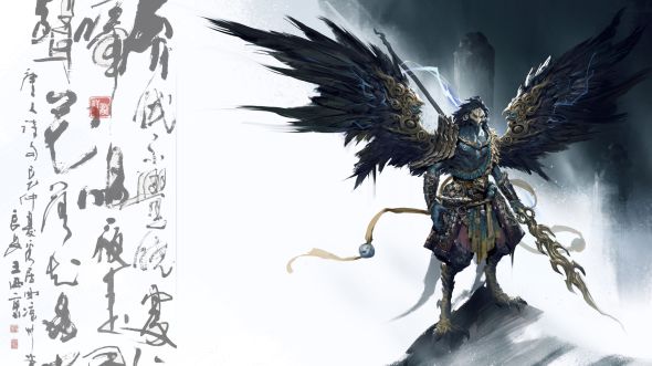 Xianglong Wang artstation arte ilustrações fantasia ficção games sombrio chinês