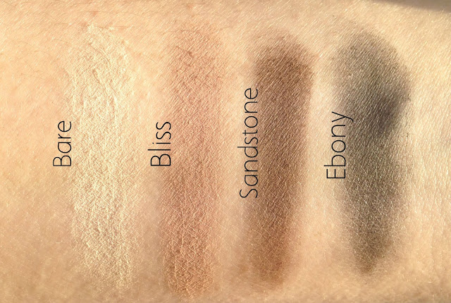 Stila in the light palette swatches