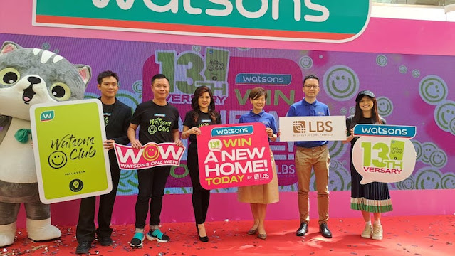 WOW! JUST BUY RM60, WATSONS CLUB MEMBERS CAN WIN A HOUSE!