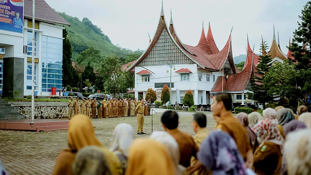 Apel Pagi Perdana dan Rencana Kebut Perbaikan Jalan di Kabupaten Solok 2023