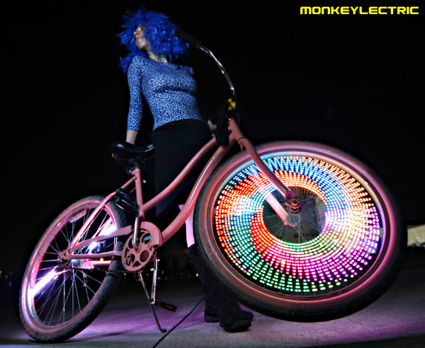 beautiful LED bike wheel lights