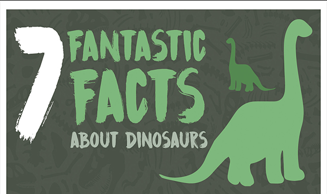 7 Fantastic Facts About Dinosaurs #infographic 