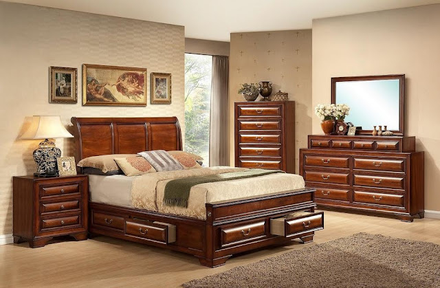 bedroom sets with storage bed