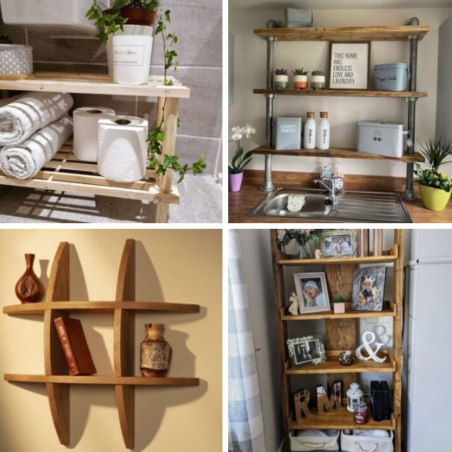 Ideas for Wooden Shelves