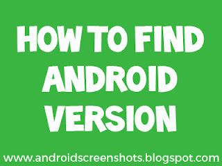 How to find android version