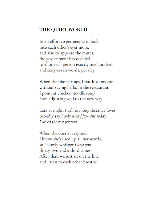 puisi the quiet world