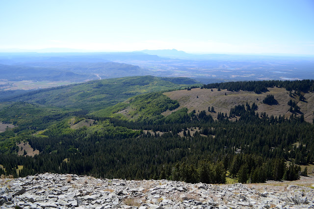 flats and bumps to the west