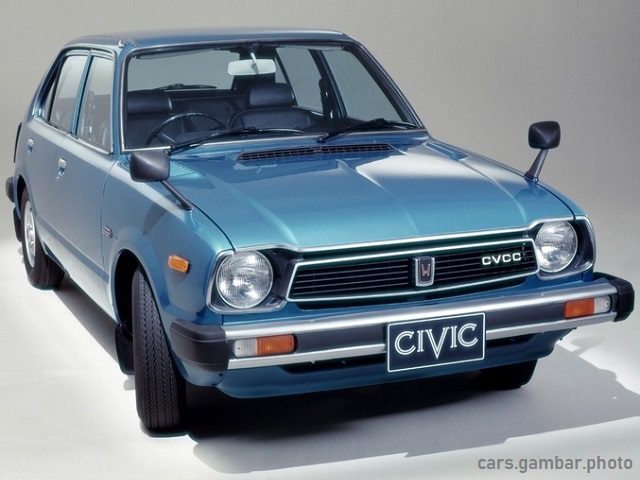 Honda Civic 1977 1st Gen 5-door Blue