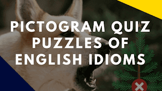 Pictogram Quiz Puzzles of English Idioms