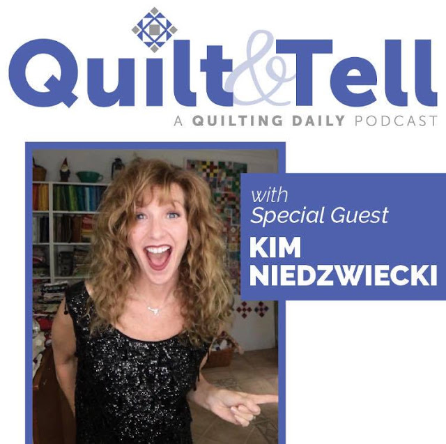 Today I am on the Quilt & Tell Podcast! 