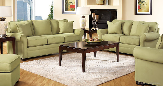 sage green sofa set