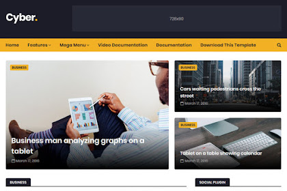 Cyber Blogger Template