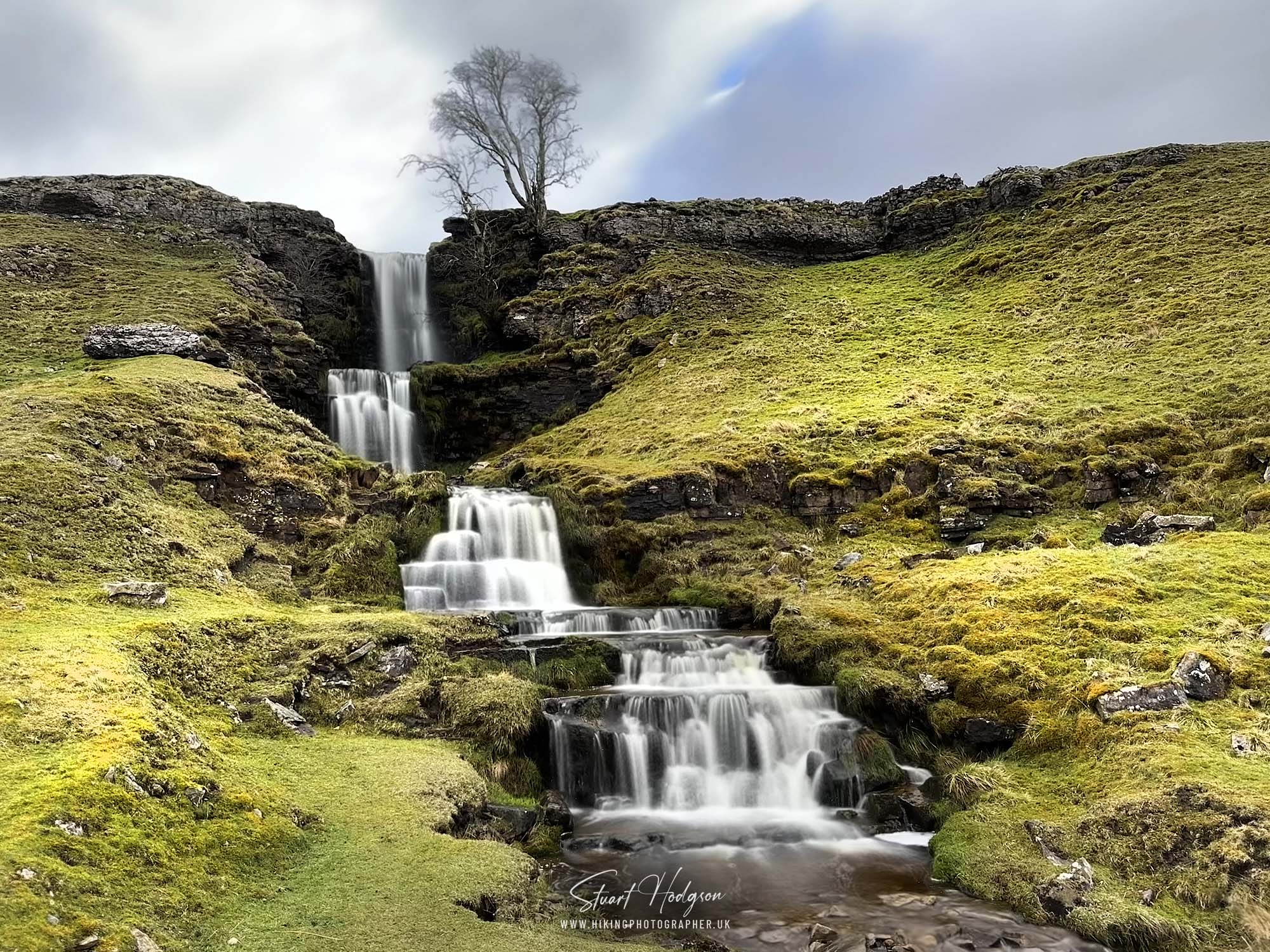 Cow Close Gill Waterfall or ‘Middle Falls’ a hidden gem & one of my favourite waterfalls in Yorkshire 