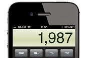 Online iPhone calculator for kids.