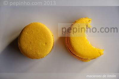 Macarons de limón