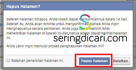 Cara Mudah Hapus Fan Page Facebook Terbaru