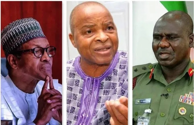 Akinrinade sends urgent message to Buhari, with Buratai as emissary