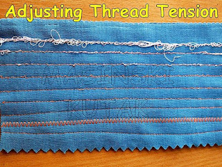 Adjusting Thread Tension Sewing Machine / How To Adjust Thread Tension ...