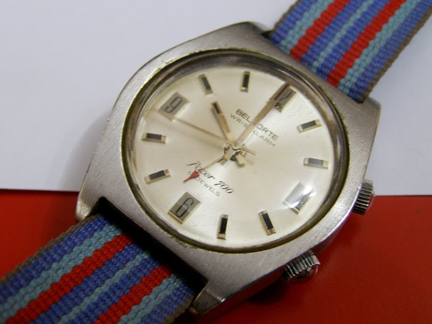 AUTHENTIC VINTAGE BELFORTE MEN'S ALARM WRISTWATCH (SOLD)