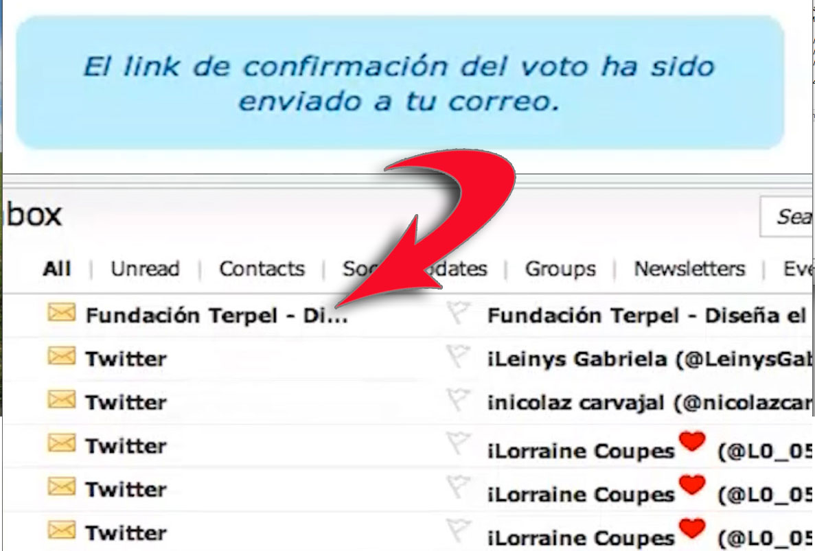 Procedimiento para votar por 'CONSTRUCCIÓN DEL CENTRO TECNOLÓGICO' en el concurso de la Fundación Terpel 'Diseña el Cambio'