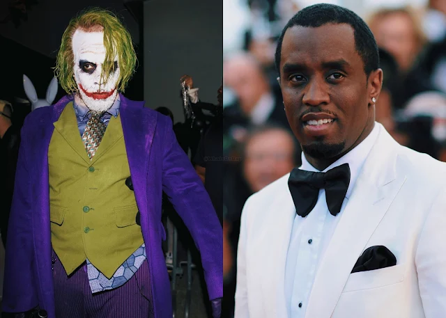 Diddy Transforms Into Heath Ledger's Joker For Scary Halloween Costume