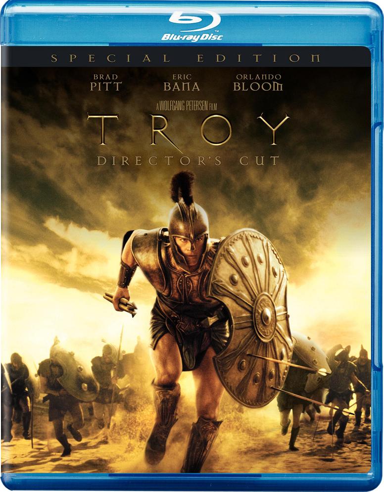 Troy Blu-ray Dvd Case Box