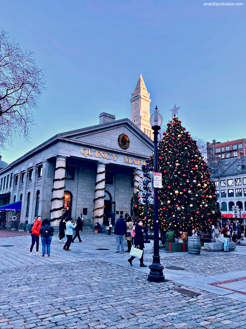 Árbol de Navidad de Faneuil Hall en Boston