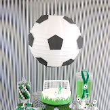 Soccer Theme Party Decorations - Boy's Soccer Themed Birthday Party - Spaceships and Laser ... - Score big with the soccer theme party decorations.