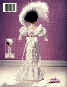 Vestido de Noiva de Crochê Para Barbie Crochet Collector 1