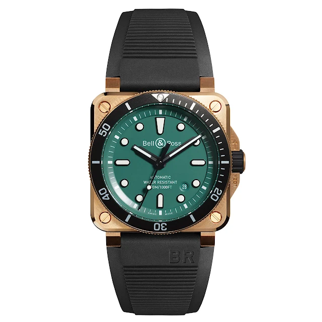 Bell & Ross BR 03-92 Diver Black & Green Bronze