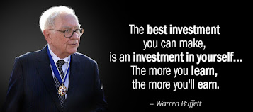 Warren Buffet quotes. The best investment you can ever make is in yourself. Moneycontrol. Forbes. Economic times. Times of india. Financial express.