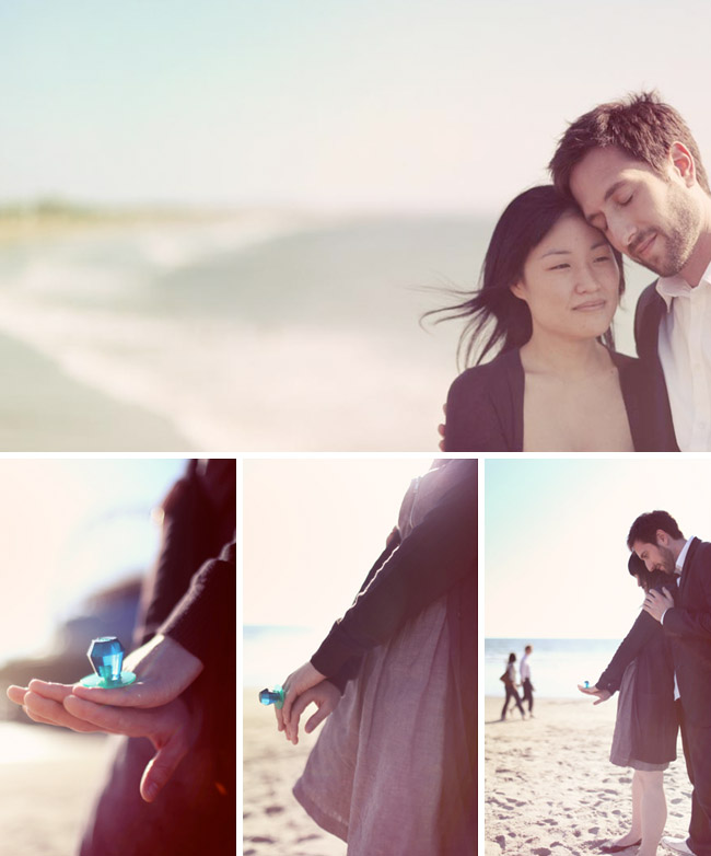 Max Wanger engagement session santa monica pier