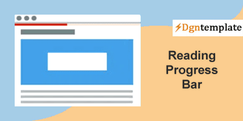 How to add a Reading Progress Bar on Blogger