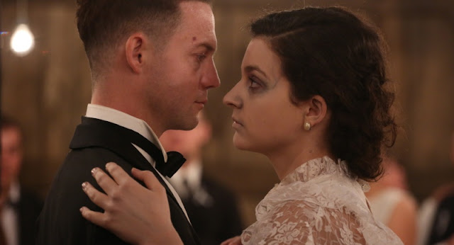 Piotr while dancing with his bride Zenata suddenly unsettled by his confrontation with the 'ghost bride' Hana