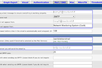 Cara Menciptakan Notifikasi Email Dikala Host Down Di Cacti