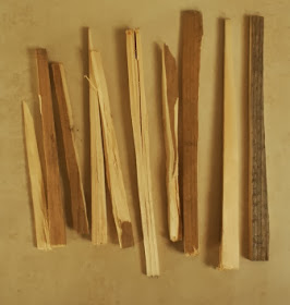 Drobne kawałki drewna