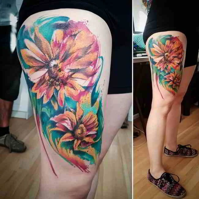 tatuajes de girasoles para mujeres y su significado