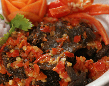 Resepi Daging goreng berlada @ daging balado versi campak2 