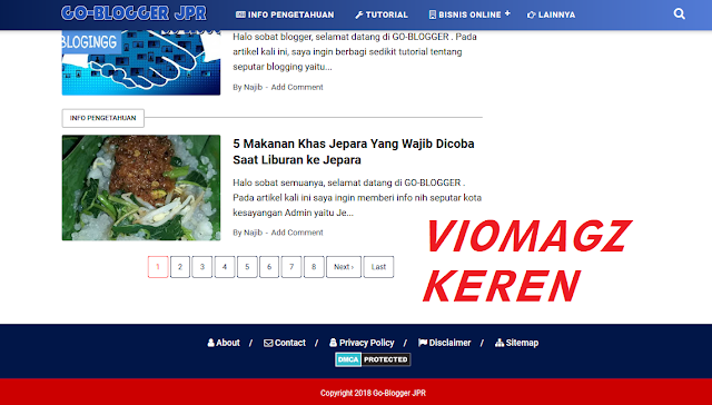 Beberapa Alasan Saya Suka Memakai Template Viomagz 