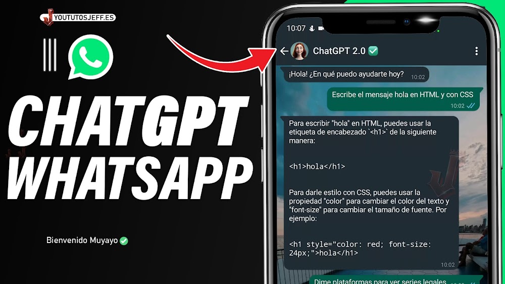 Tener ChatGPT en WhatsApp ✅ Nuevo ChatGPT