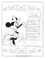 minnie mouse coloring pages