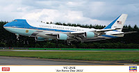 Hasegawa 1/200 VC-25A 'Air Force One 2022' (10852) English Color Guide & Paint Conversion Chart