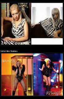 info 5 stars - lady gaga copy shakira