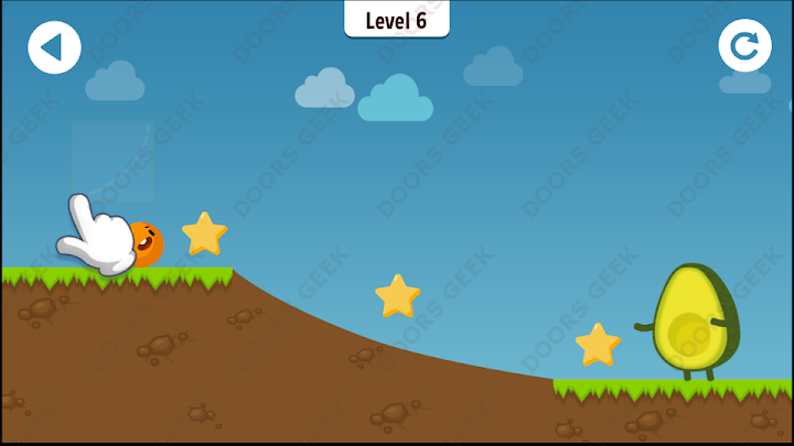 Where's My Avocado? Level 6 Solution, Cheats, Walkthrough, 3 Stars for Android, iPhone, iPad and iPod